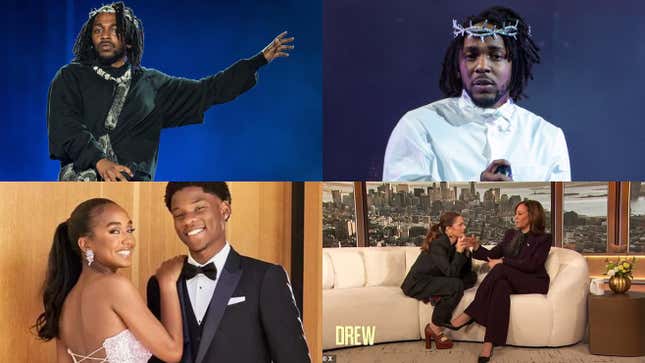 Image for article titled Kendrick Lamar’s Drake Diss ‘euphoria&#39; Explained, Mean Girl Megyn Kelly Trolls VP Kamala Harris’ Viral Interview, Whoopi Goldberg’s Shocking Story About Her Mom&#39;s Disappearance and More Celeb News