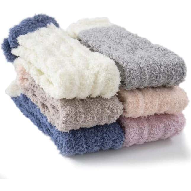 Image for article titled TEHOOK Fuzzy Socks for Women, Now 25% Off