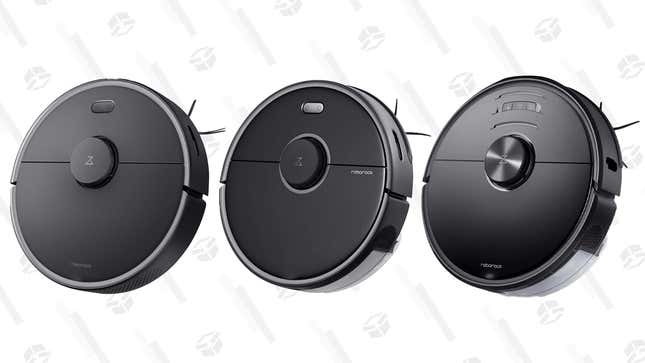 Roborock S4 Max Robot Vacuum | $310 | Amazon
Roborock S5 MAX Robot Vacuum | $380 | Amazon
Roborock S6 MaxV Robot Vacuum | $525 | Amazon