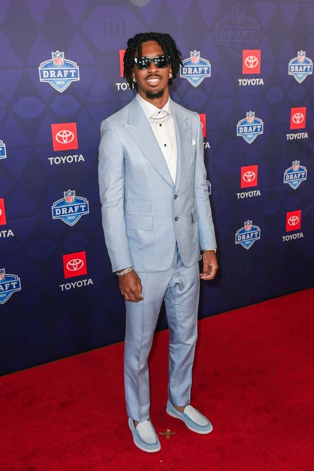 Image for article titled 2024 NFL Draft: Black Stars’ Best Red Carpet Looks