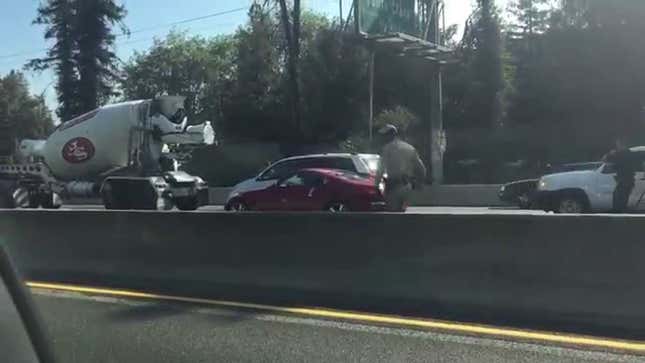 Look At This Guy Trailing Taser Wires Running Half Naked Down A Highway