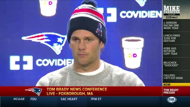 Tom Brady: I Didn't Alter Or Even Notice The Underinflated Balls