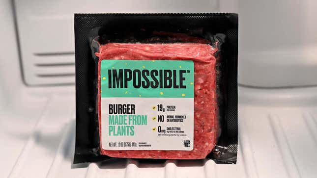 Image for article titled The Impossible Burger Will Be Officially Available at Grocery Stores Starting Tomorrow