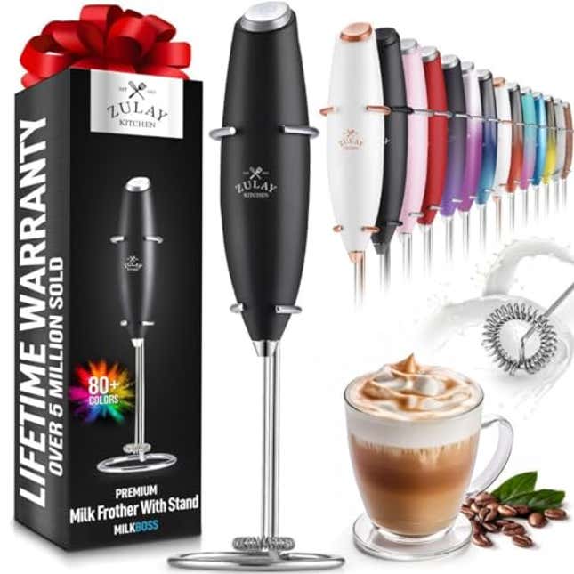 Image for article titled Zulay Kitchen Powerful Milk Frother Wand, Now 20% Off