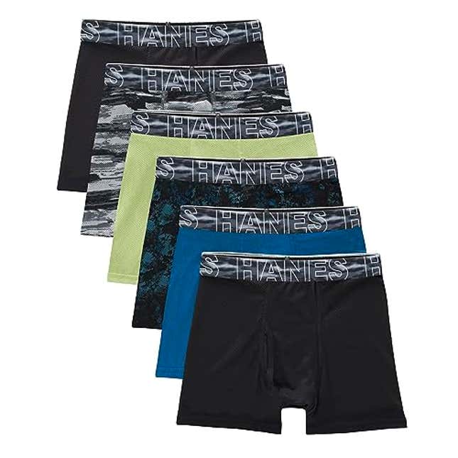 Image for article titled Hanes Boys&#39; Big Performance Tween Boxer Brief Pack, Now 11% Off