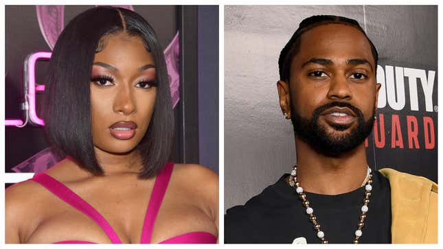 Megan Thee Stallion, left; Big Sean.