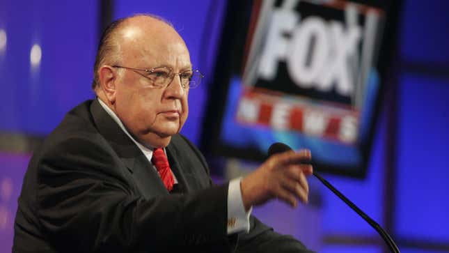 Former Fox News CEO Roger Ailes