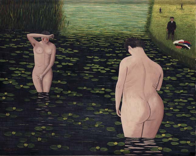 Camille Bombois, Baigneuses Surprises (Surprised Bathers).