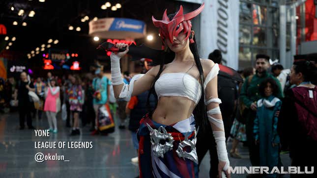 A cosplayer at New York Comic-Con 2024