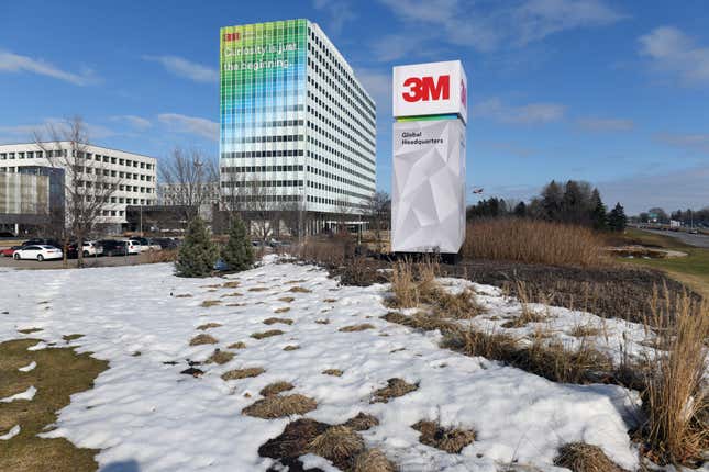 La sede de 3M en un entorno nevado