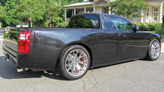 Image for article titled Hemi Dodge Charger Pickup Kit Puts The Bed On The Ground Like Its Future Owner