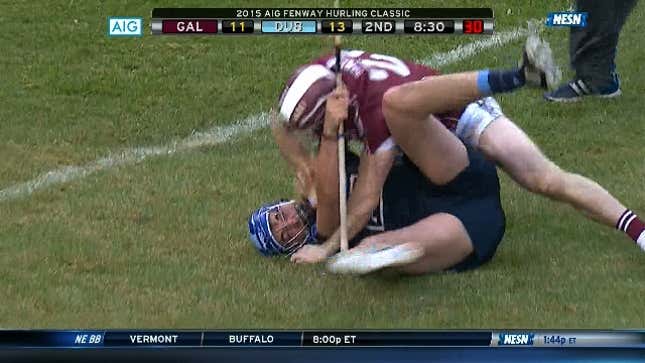 Irish Hurlers Play Game In Fenway Park, Have A Big Ol' Brawl