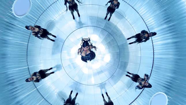 Image for article titled Cardi B Using a White Man As a Table, and Other Important Moments from the 'Up' Video