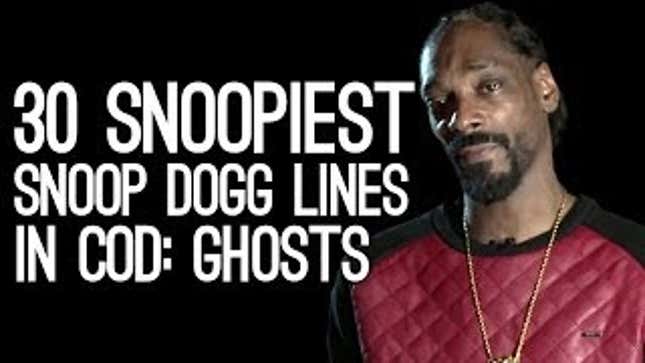 Snoop Dogg Makes <em>Call Of Duty</em> Way More Fun