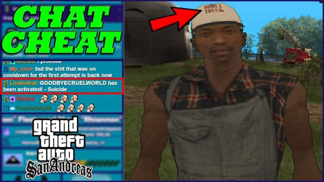 Speedrunner Tries To Complete <i>GTA San Andreas </i>While Viewers Activate Cheat Codes To Stop Him