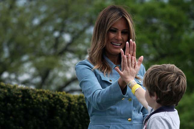 Image for article titled Melania Trump and the Hypocrisy of White American Motherhood