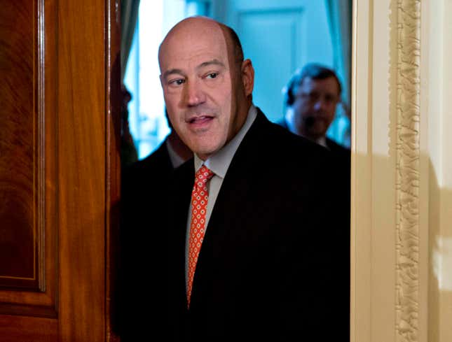 Image for article titled Gary Cohn Resigns In Protest Of Trump’s Bigoted Comments Towards Aluminum