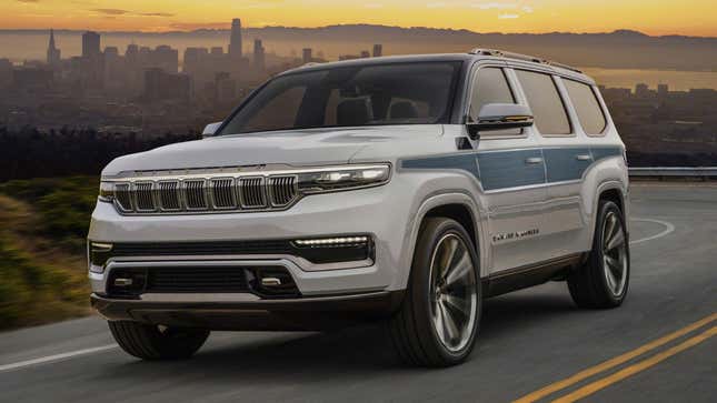 Image for article titled Here's How The New Jeep Grand Wagoneer Would Look With Wood Trim