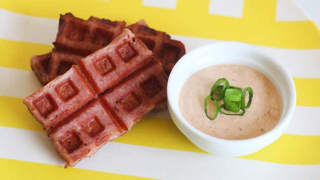 Image for article titled Cook SPAM in Your Waffle Maker