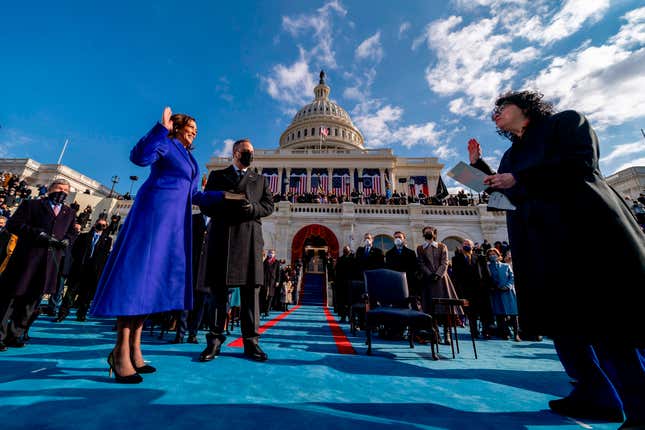 Image for article titled One Moment in Time: Black Excellence, Joy and Honor at the 59th Presidential Inauguration