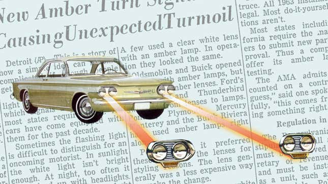 Image for article titled When Turn Signals Switched From White To Amber &#39;Unexpected Turmoil&#39; Gripped The Nation