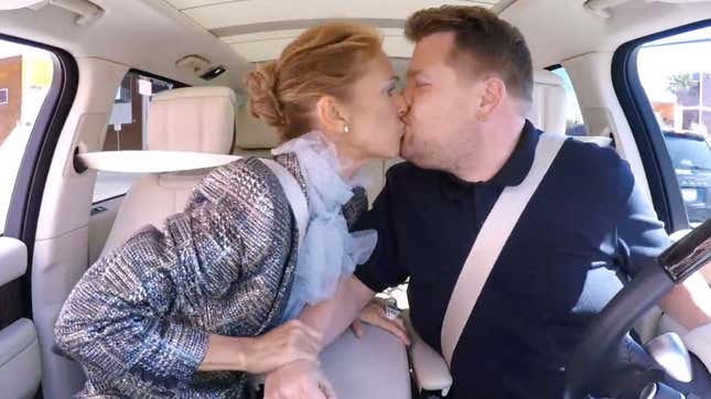 Image for article titled Carpool Karaoke Finds Celine Dion at Her Celinest
