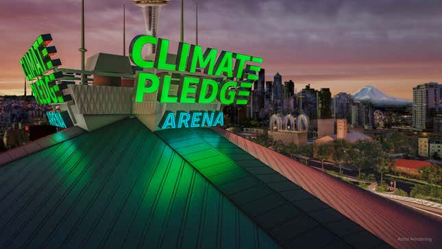 Image for article titled 18 Names for Amazon’s ‘Climate Pledge Arena’ That Would’ve Made More Sense