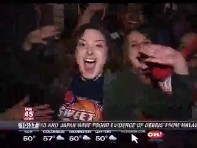 "They May Riot. Whatever." Dayton Students Go Hogwild Over Elite Eight