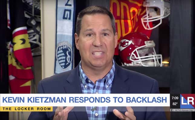 Image for article titled Kansas City Radio Chud Kevin Kietzman Ousted Following Gross Andy Reid Comments