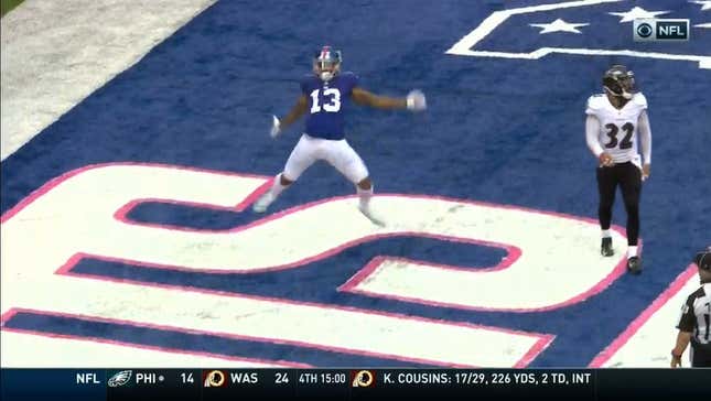Odell Beckham Jr. Scores 75-Yard Touchdown, Performs Elaborate Touchdown Celebration