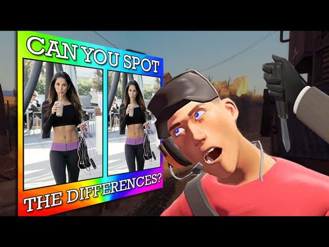 Guy Wins At <i>Team Fortress</i> By Distracting People With Puzzles
