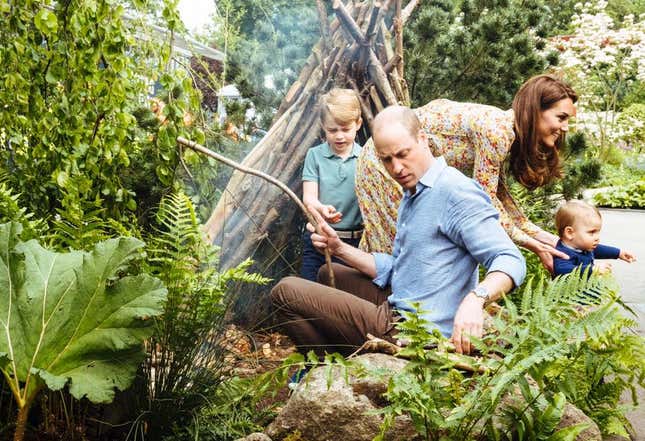 Image for article titled Here's Kate Middleton by a Babbling Brook