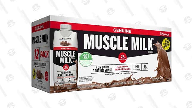 Muscle Milk Protein Shake 12-Pack (Chocolate) | $8 | Amazon  | Clip the coupon on the page 