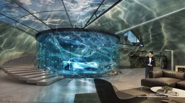 Image for article titled Aston Martin Is Getting Into The &#39;Evil Lair&#39; Business