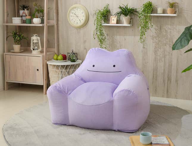 Image for article titled Ditto Makes For An Excellent Pokémon Sofa