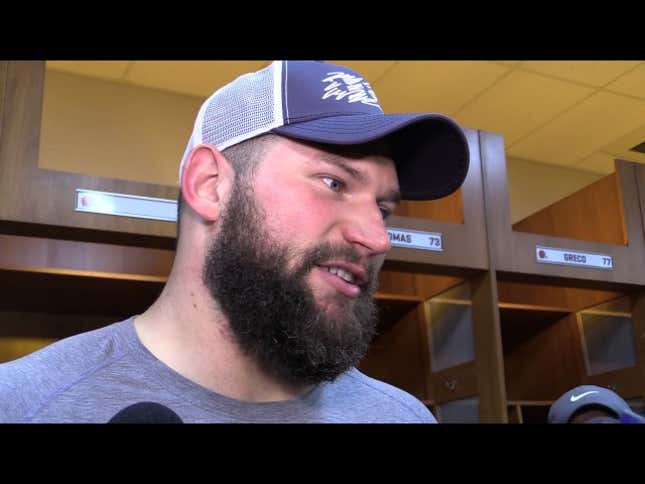 Joe Thomas Is Also Frustrated With The Browns' Offensive Line
