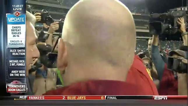 Sal Paolantonio's Postgame Andy Reid Interview Was Weird