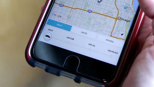 Image for article titled New Uber Update Allows Users To File Lawsuit Against Company Directly In App