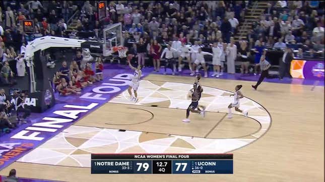 Notre Dame Blows Five-Point Lead With 15 Seconds Remaining, Allows UConn To Force OT, Wins Anyway