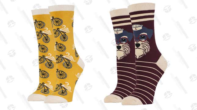 Pet-themed Women’s Cotton Socks | $6 | Amazon