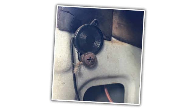 Image for article titled What The Hell Is This Thing Found Under A Panel In An Old Toyota Land Cruiser?