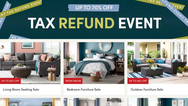 Up to 70% Off Tax Refund Event | Wayfair