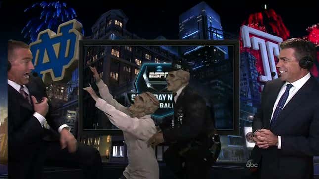 Kirk Herbstreit Scared Shitless By Zombies
