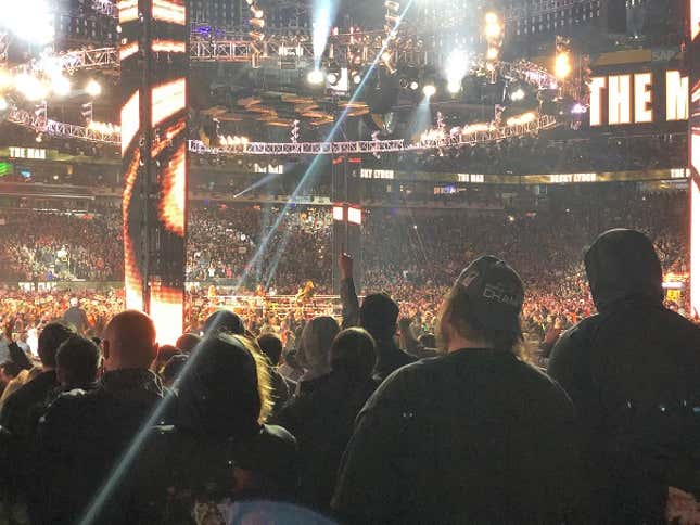 Image for article titled WWE Screwed WrestleMania Fans With Blinding Lights