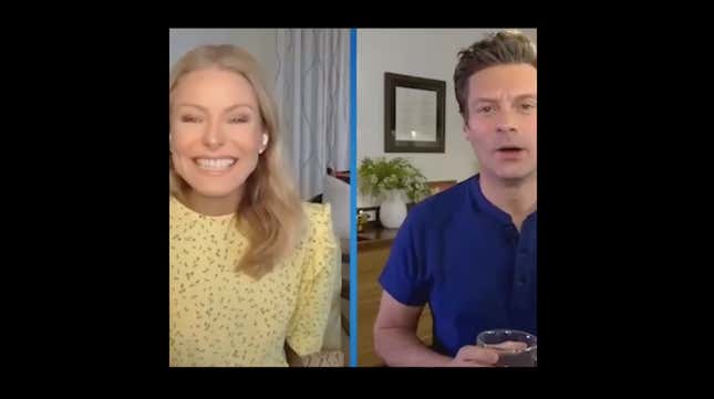 Image for article titled Kelly Ripa Is Not Here for Your Comments About Her Shiny Face
