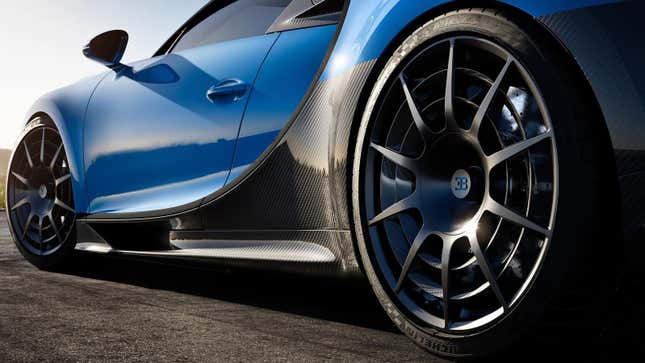 Image for article titled After Careful Consideration, The Bugatti Chiron Pur Sport Wheels Are Good