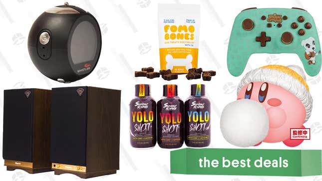 Image for article titled Saturday&#39;s Best Deals: National CBD Day, Snowy Kirby Figurines, Klipsch Speakers, PowerA Controllers, and More