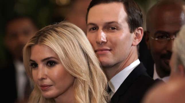 Ivanka Trump and her husband, Jared Kushner, at the White House ,May 2018