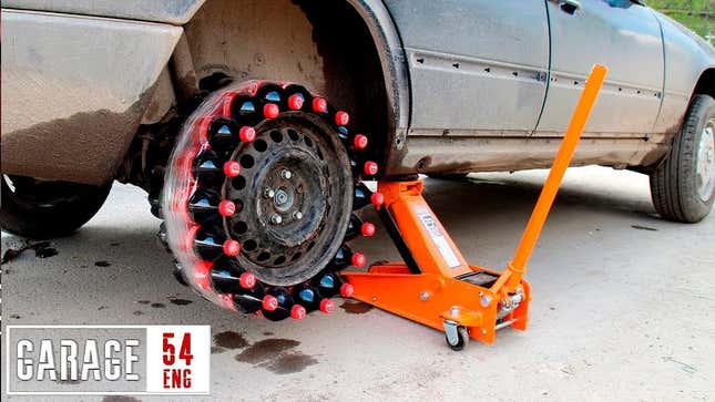 Making A Tire Out Of Coke Bottles Is A Magical Trainwreck I Can't Look Away From
