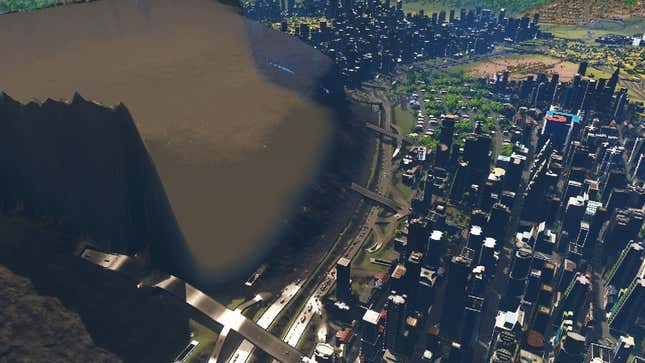 <i>Cities: Skyline</i> City Destroyed By A Tidal Wave Of Shit